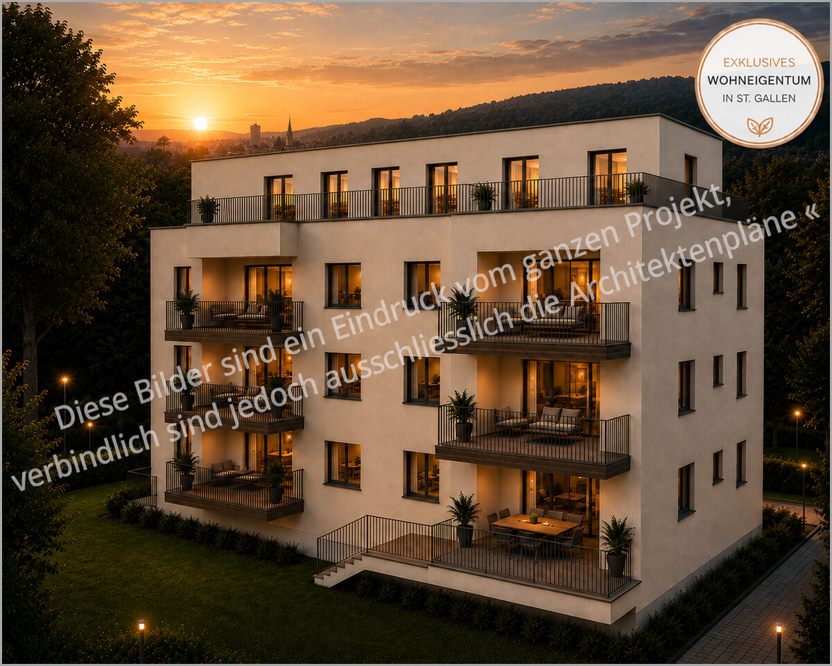 Penthousewohnung mit 110m2 Dachterrasse! in 9000 St. Gallen – Bild 2